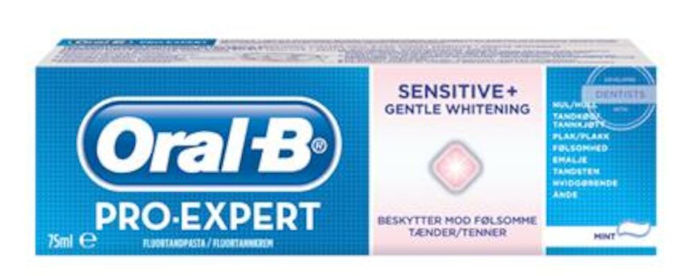 Hammastahna Oral-B Pro-Expert Sensitive & Gentle Whitening 12 X 75 Ml — FI1